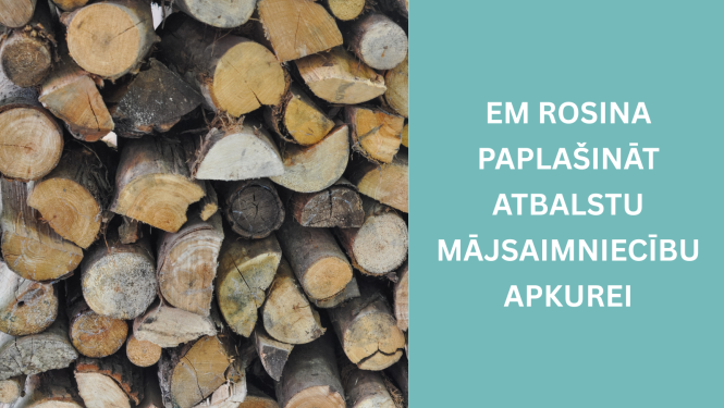 atbalsts malkas apkurei