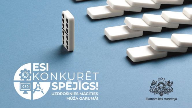 Mūžizglītības informēšanas kampaņas logo