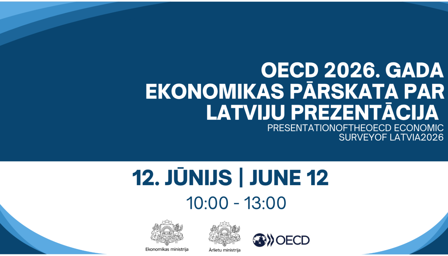 OECD 2026.gada EKONOMIKAS PĀRSKATA PAR LATVIJU PREZENTĀCIJA