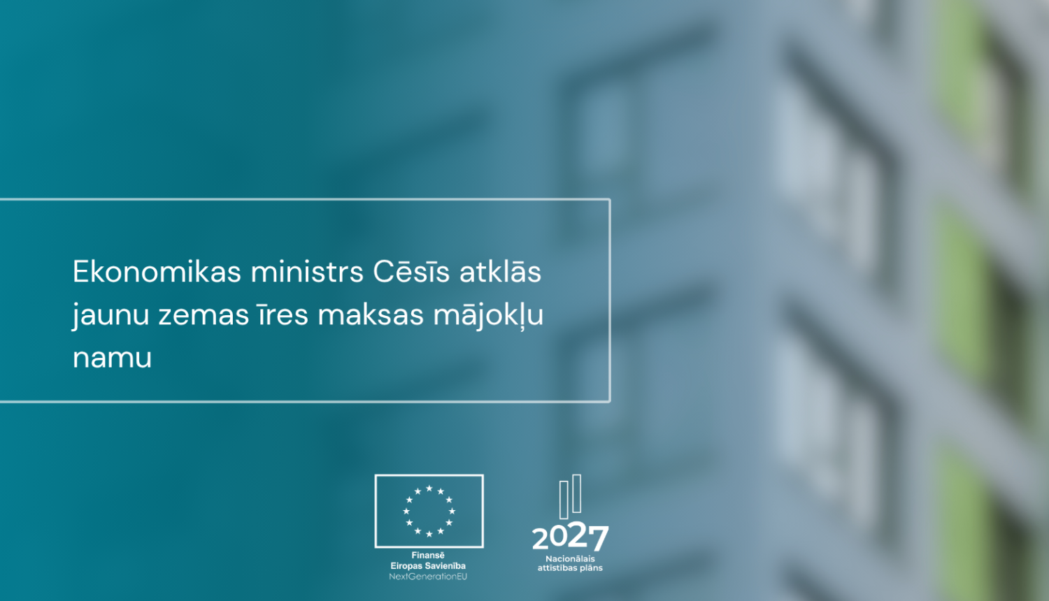 Dzīvojamās mājas atklāšana Cēsīs