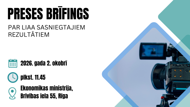 mediju brīfinga vizuālis