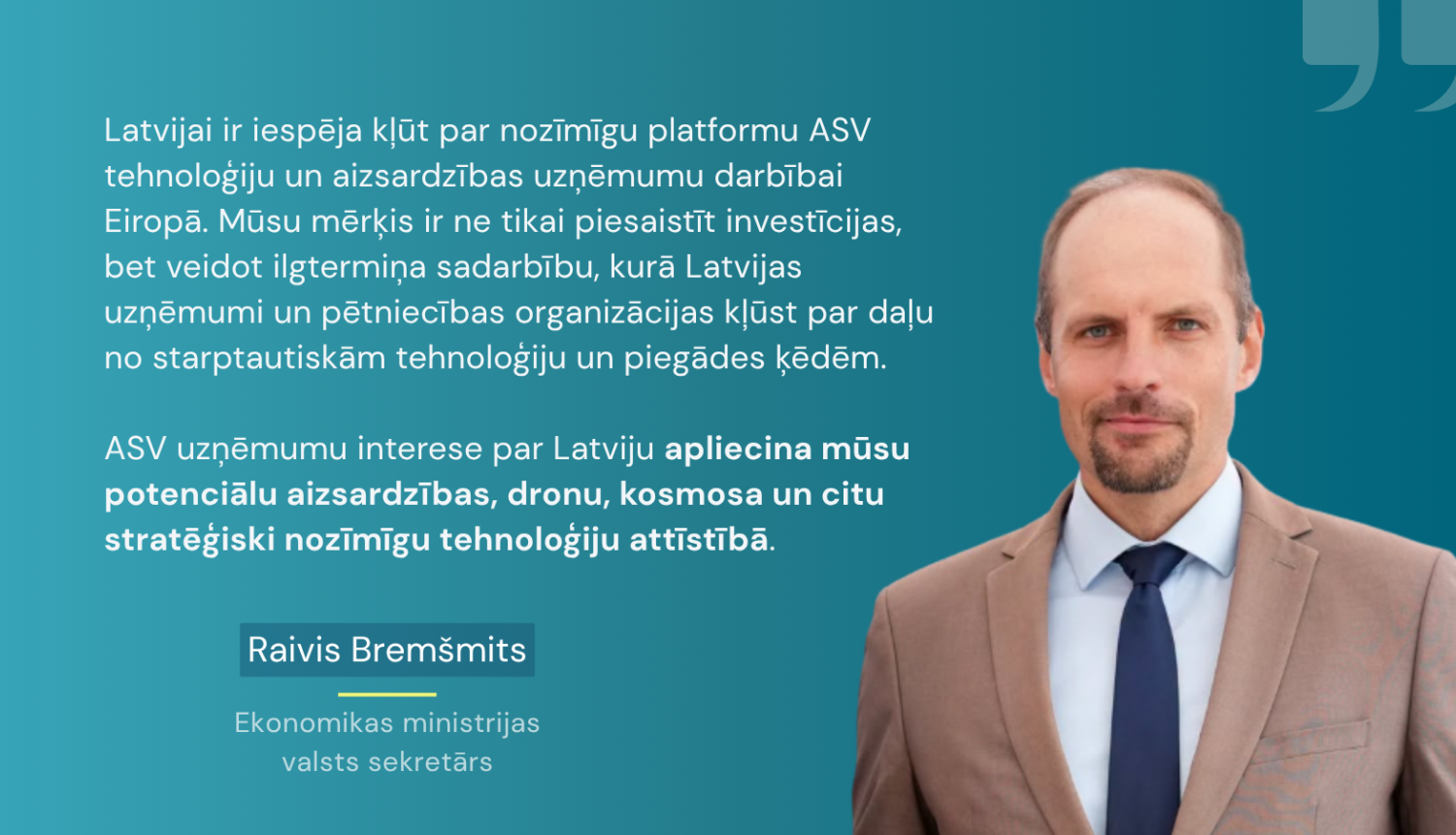 R. Bremšmits -citāts par ASV vizīti