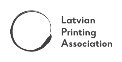 Latvian Printing Association (logo)