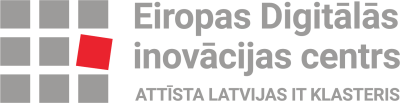 Latvijas IT klasteris - Eiropas Digitālās inovācijas centrs (logo)