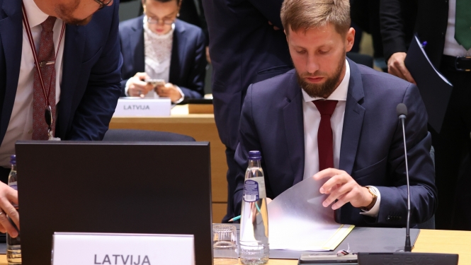 ES Enerģētikas ministru padomes sēde. Andris Čuda. Ekonomikas ministrija