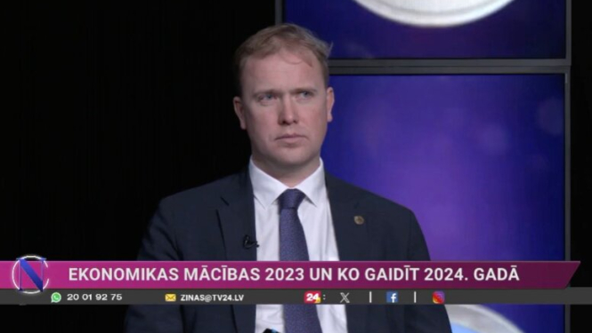 Viktors Valainis TV24 raidījumā