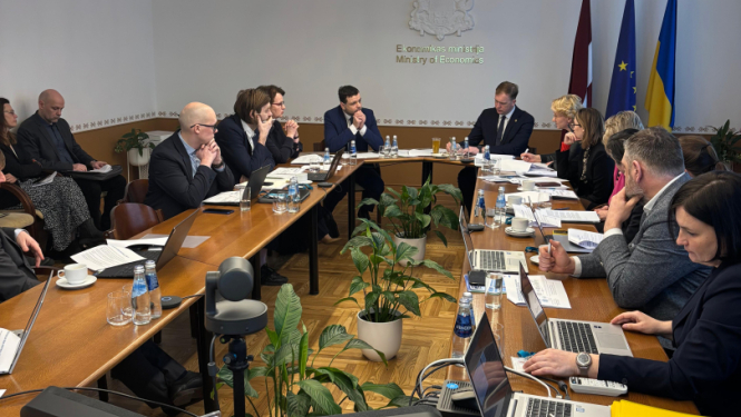 Foto no Cilvēkkapitāla attīstības padomes sēdes 27.martā