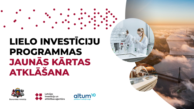 Lielo investīciju programas jaunās kārtas atklāšana