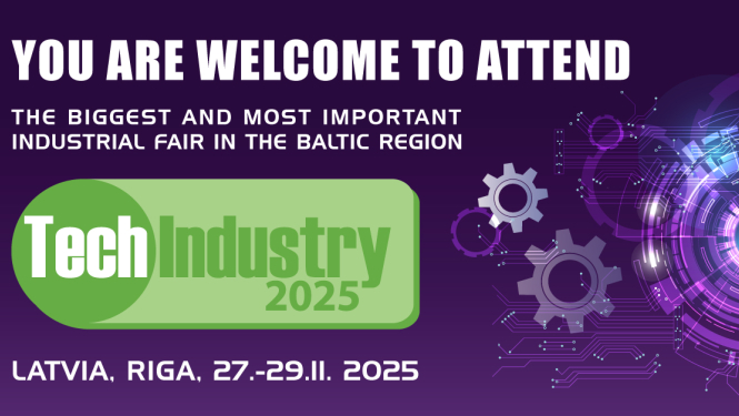 Tech Industry pasākuma baneris