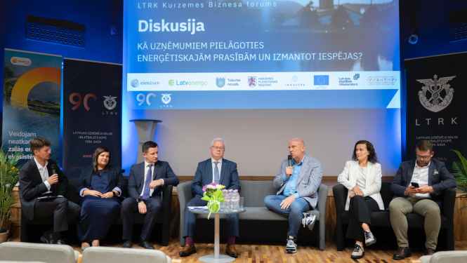 Kurzemes biznesa foruma diskusijas dalībnieki