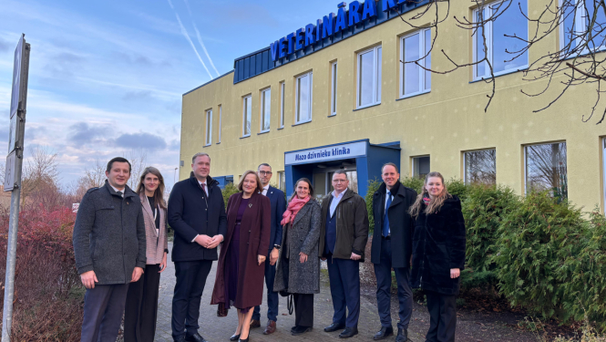 Ekonomikas ministrs V.Valainis apmeklē LBTU