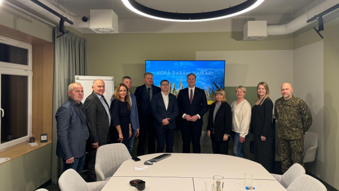 V.Valainis reģionālajā vizītē Valmierā