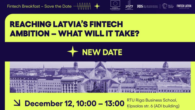 FINETECH brokastis - plakāts