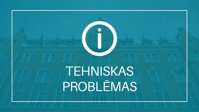 tehniskas problēmas