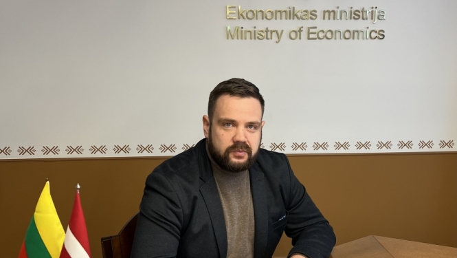 Latvijas ekonomikas ministrs .Vitenbergs