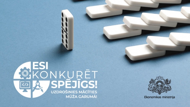 Mūžizglītības informēšanas kampaņas logo