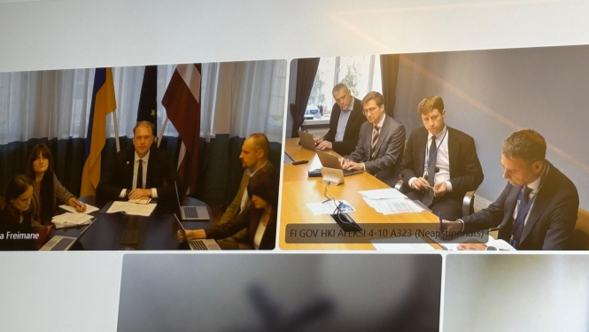 Video konferences zvans ar Somijas ekonomikas ministru