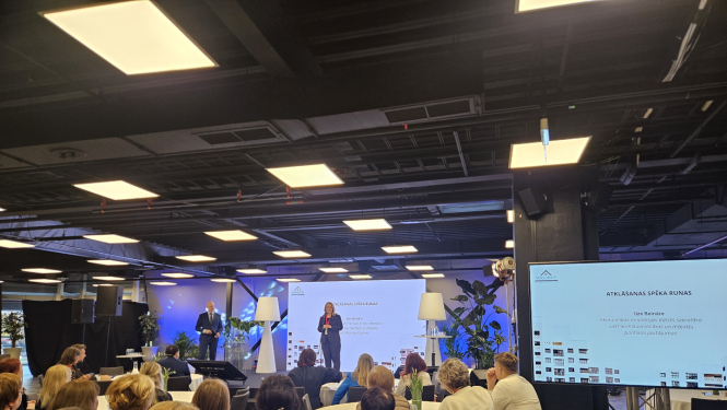 I.Beināre konfernces atklāšanā 