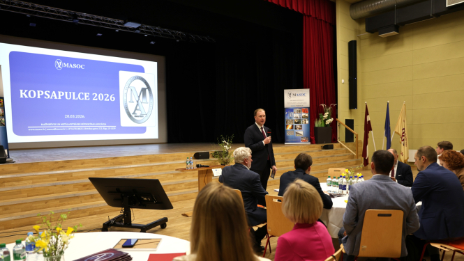 Ministrs MASOC kopsapulcē saka uzrunu