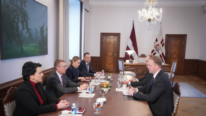 Tikšanās Rīgas pilī ar Valsts prezidentu