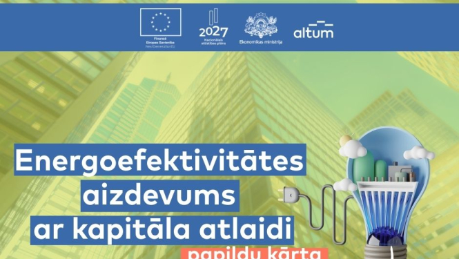 Energoeftivitātes aizdevus ar kapitāla atlaidi -- papildu kārta