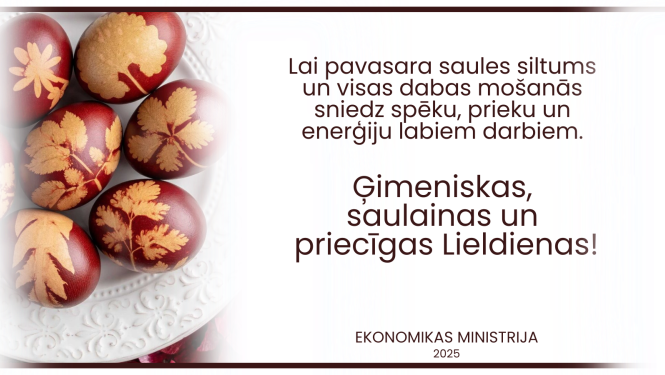 apsveikums - Ģimeniskas, saulainas un priecīgas Lieldienas