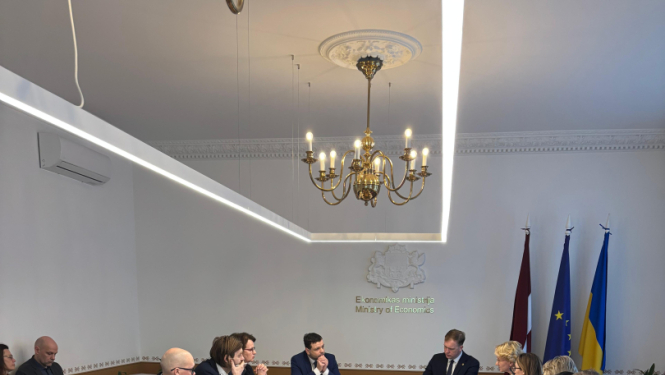 Foto no Cilvēkkapitāla attīstības padomes sēdes 27.martā