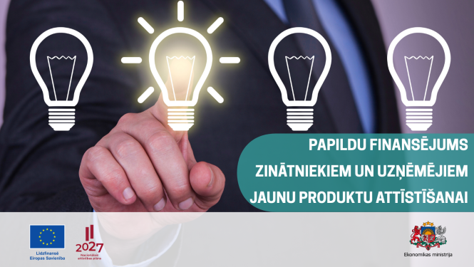 papildu finansējums zinātniekiem un uzņēmējiem