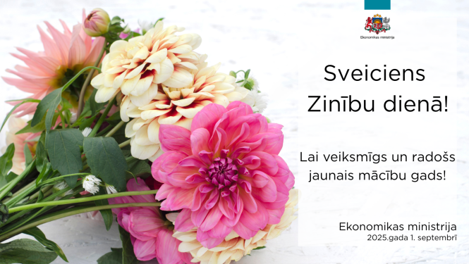 Apsveikums 1. septembrī