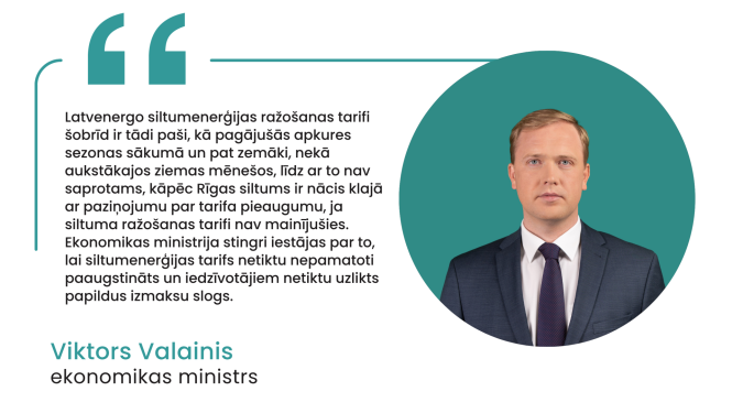 V.Valainis citāts par tarifiem