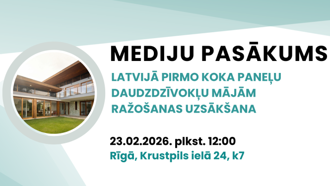 Informācija par pasākuma laiku un koka paneļu māja