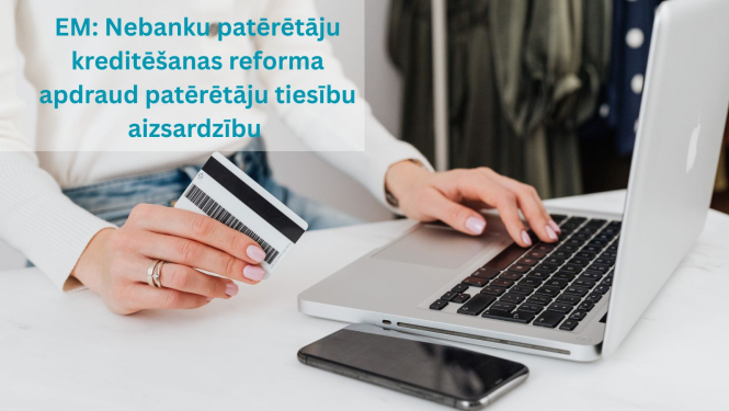 Sieviete pie datora un informācija par reformas poteciālo patērētāju tiesību apdraudējumu 