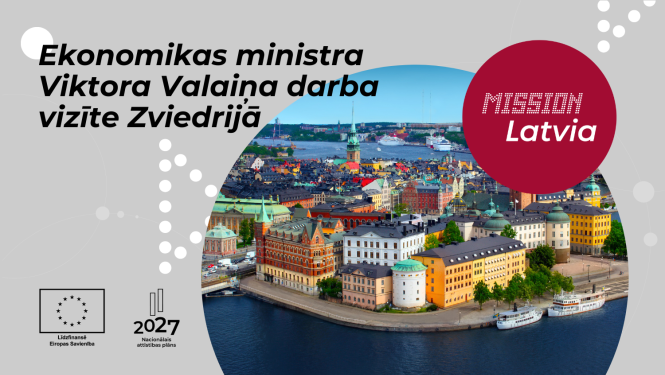 Ekonomikas ministra vizīte Zviedrijā