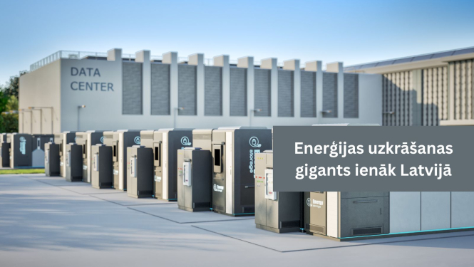 Ilustratīvs attēls ar enerģijas uzkrāšanas uzņēmumu