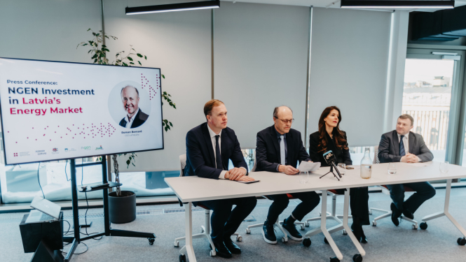 Preses konference par NGEN ienākšanu Latvijā