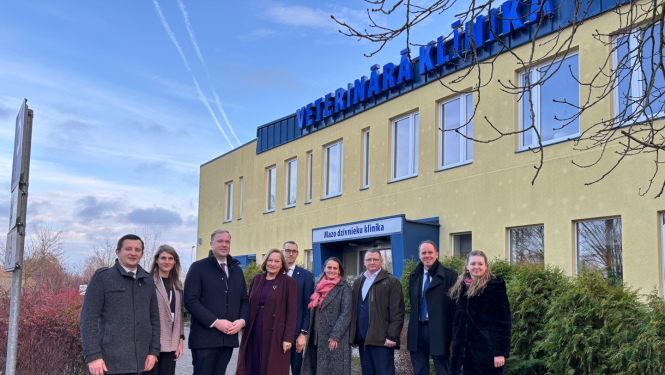 Ekonomikas ministrs V.Valainis apmeklē LBTU