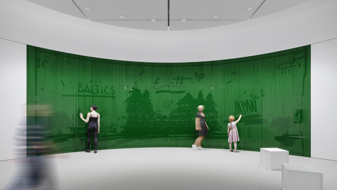 Latvijas paviljona prezentācijas attēls