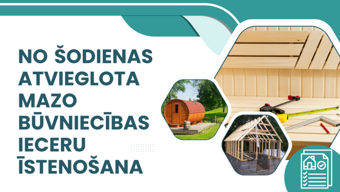 Atvieglota mazo būvniecības iecery īstenošana