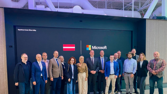 Delegācijas vizīte Microsoft