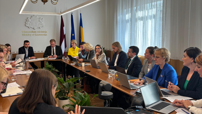 CAP sēdes dalībnieki Ekonomikas ministrijā