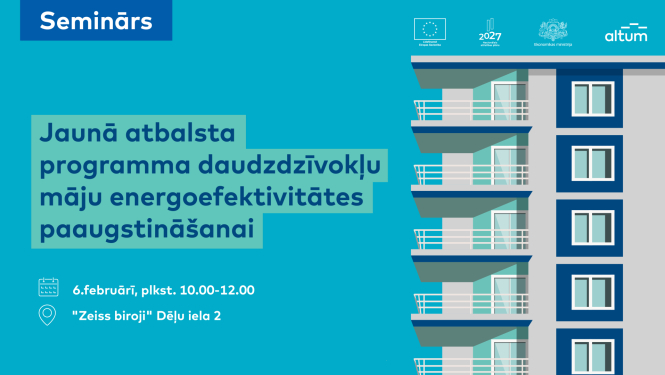 Informatīvs plakāts par semināru