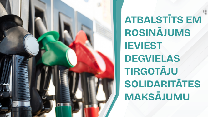 Atbalstīts rosinājums ieviest solidaritātes maksājumu