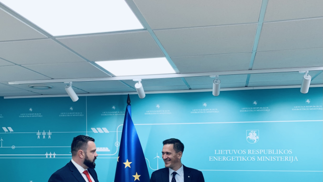 LV ekonomikas ministrs tiekas ar LT enerģētikas lietu ministru