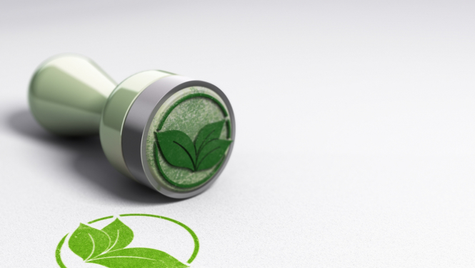 zaļuma norādi raksturojošs attēls