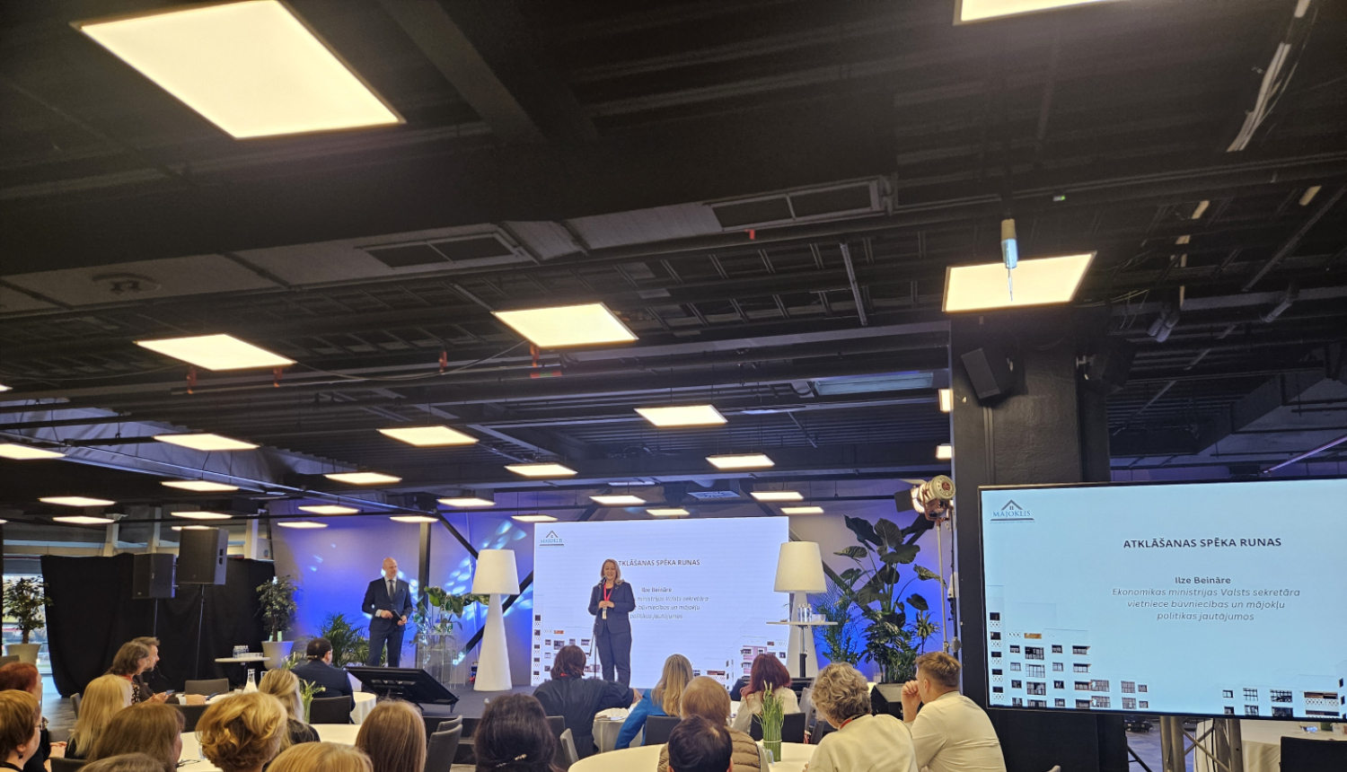 I.Beināre konfernces atklāšanā 