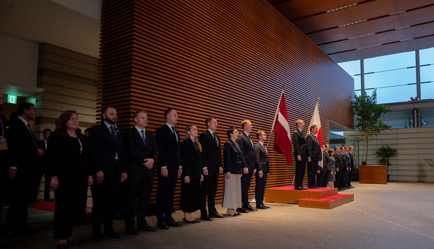 Latvijas delegācija Japānā