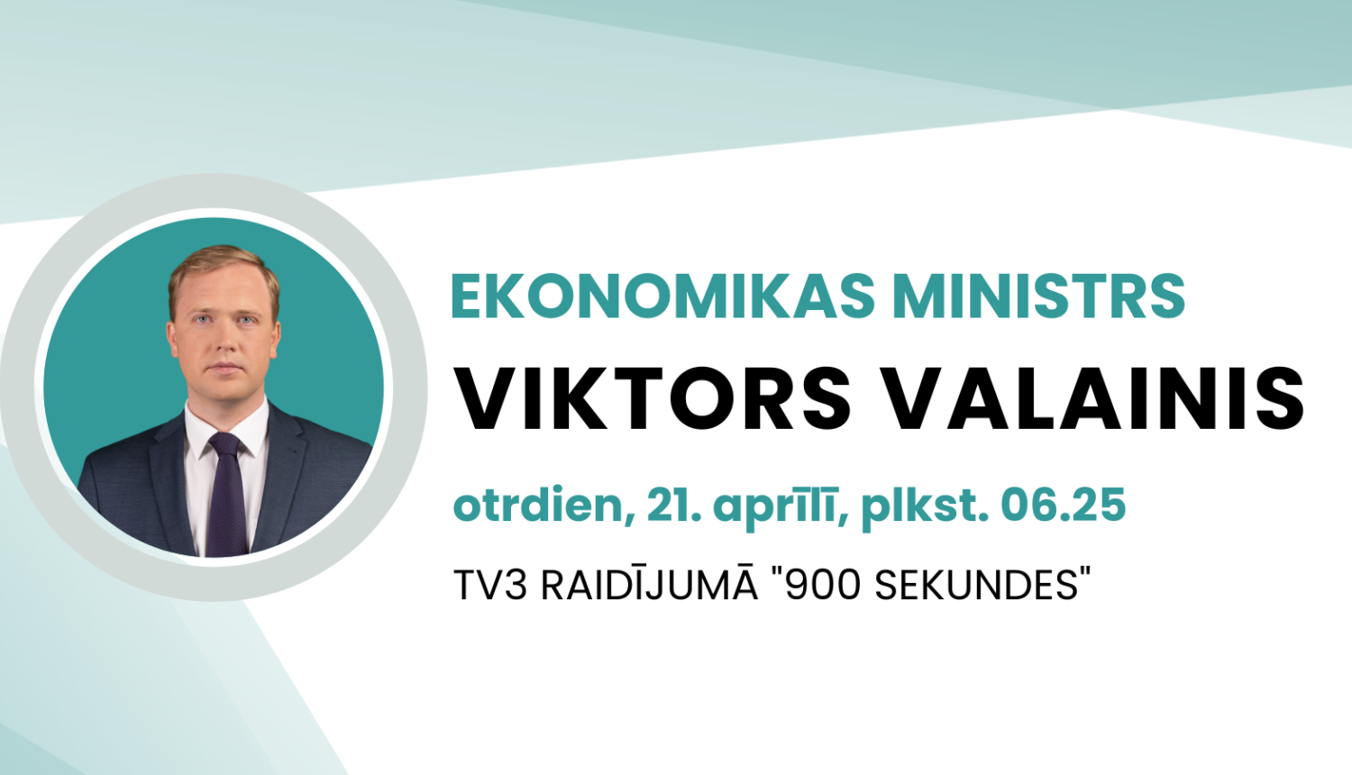 Informācija par ministra dalību raidījumā