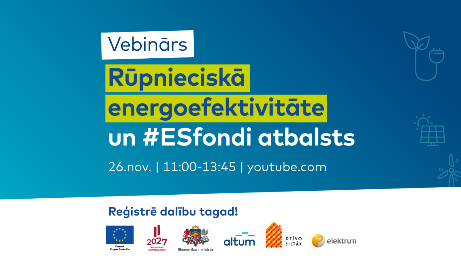 Vebināra nosaukums un datums