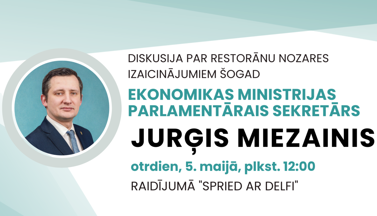 Jurģis Miezainis piedalās raidījumā