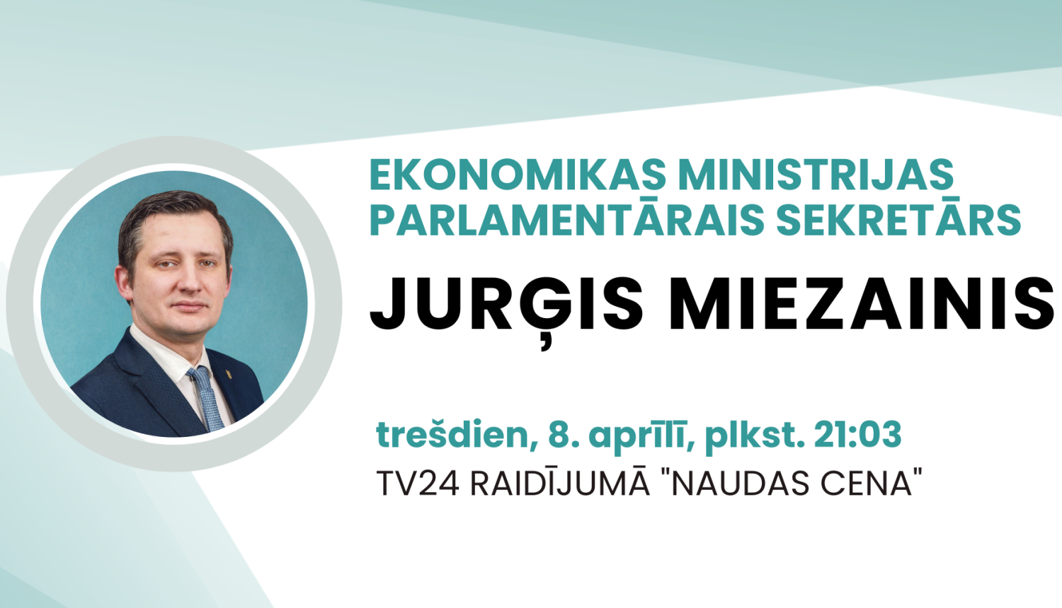 J.Miezainis piedalās raidījumā